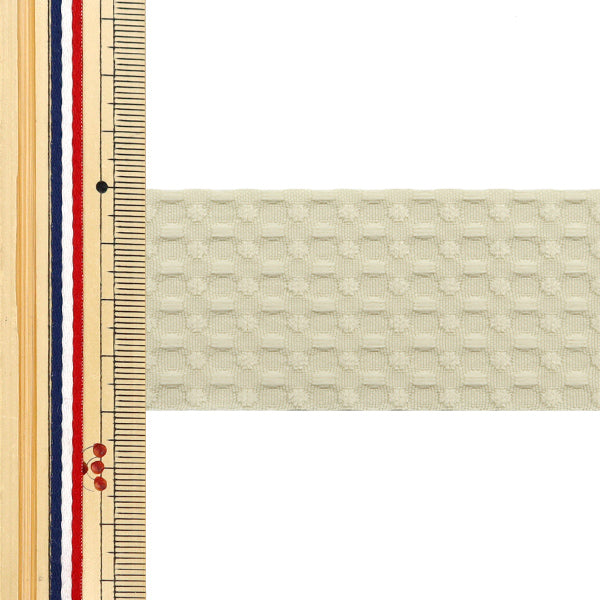 【数量5から】 リボン 『ポップワッフル 幅約4cm 61番色』 AOYAMARIBBON 青山リボン