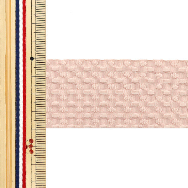 【数量5から】 リボン 『ポップワッフル 幅約4cm 494番色』 AOYAMARIBBON 青山リボン