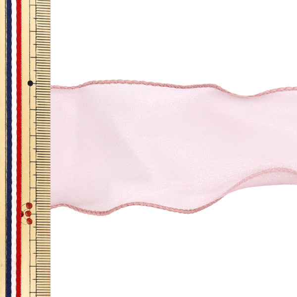 Лента "Лента Oganza, ширина 5 см x длина 2,5 м, розовый или 60" KIYOHARA