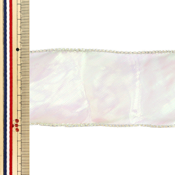 الشريط 『 شريط Aurora Organjee Silver Rim 5 سم × Width2.3m Kiiro ORT-60S" KIYOHARA