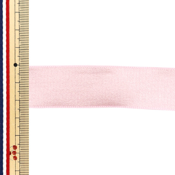 Nastro "chiffonNastro Ca. 25 mm di larghezza x 2,5 m di lunghezza luminosa YRC2501-25"