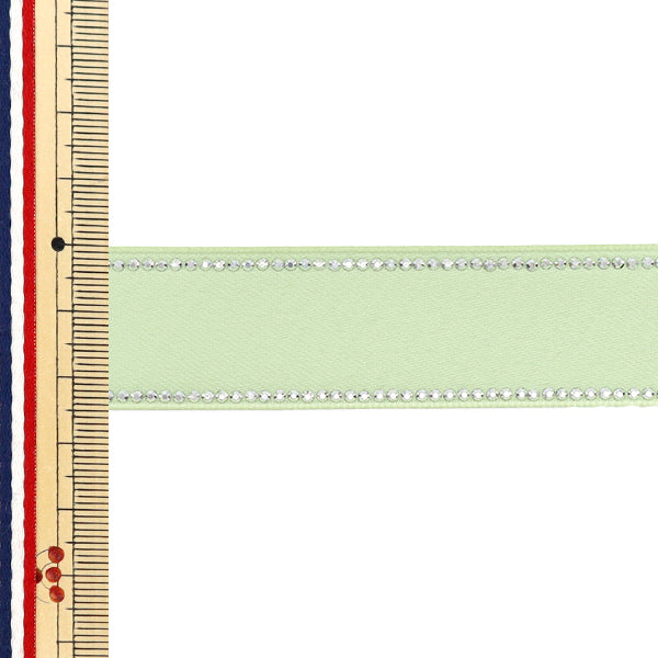 Ruban "Strass"Ruban Env. 25 mm de large x 1,5 m de long vert clair yrc2504-25"