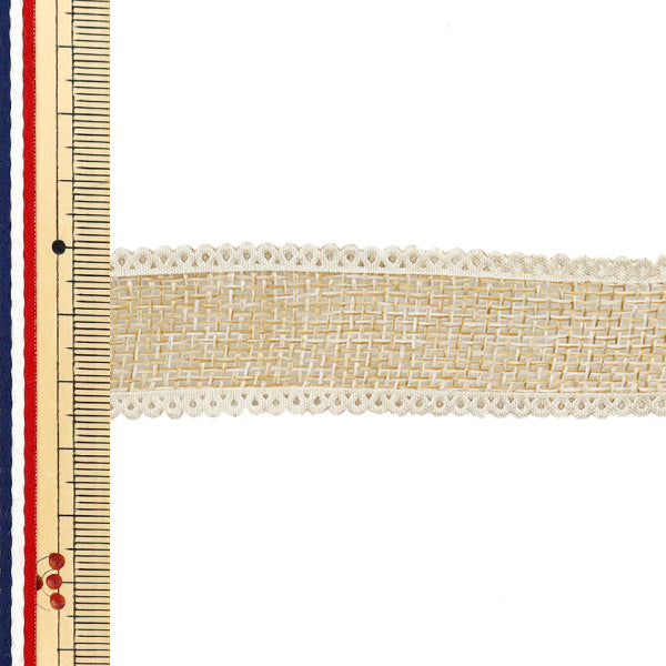 Cinta "Lino como"Cinta Aprox. 25 mm de ancho x 5m de largo beige yrc2516-25"