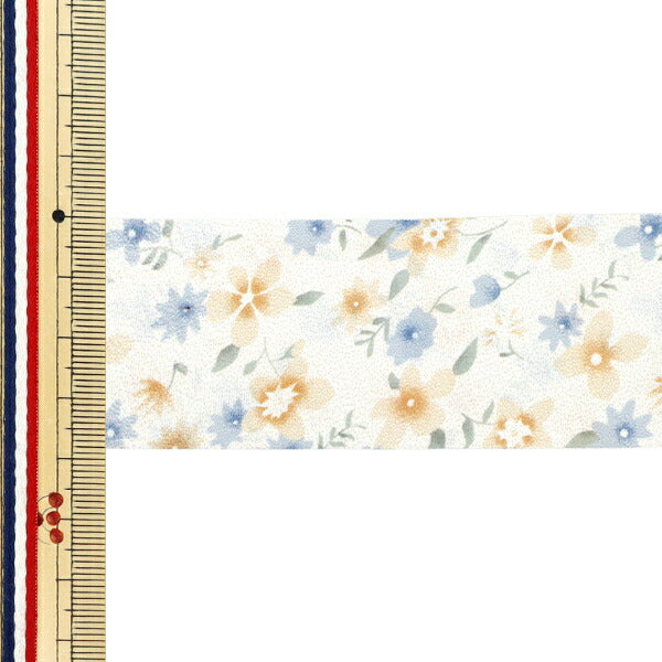 الشريط ``طباعةالشريط زهرة 2025 العرض 38 مم × الطول 2 م تقريباً أبيض أوف وايت YRC2538-38"