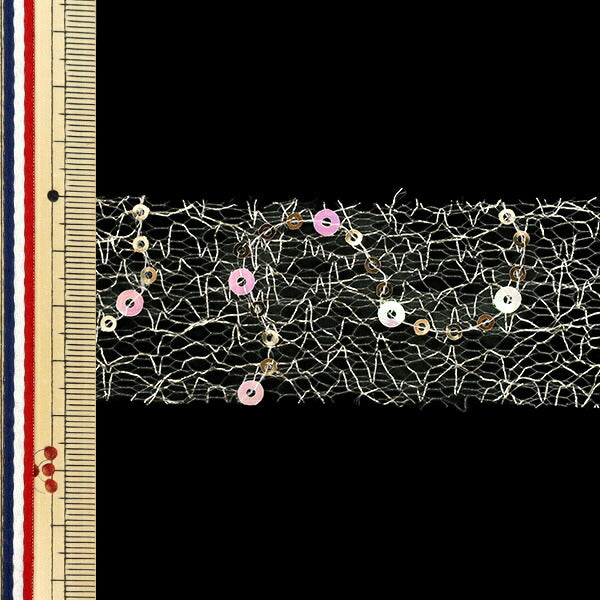 Nastro "Nastro di paillettes 2025 circa 38 mm di larghezza x 2 m di lunghezza, oro YRC2531-38"