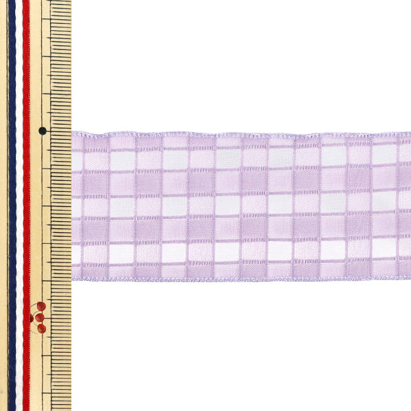 Ribbon ``Platid laceRibbon 2025 Approx. width 40mm x length 2m Lavender YRC2553-40"