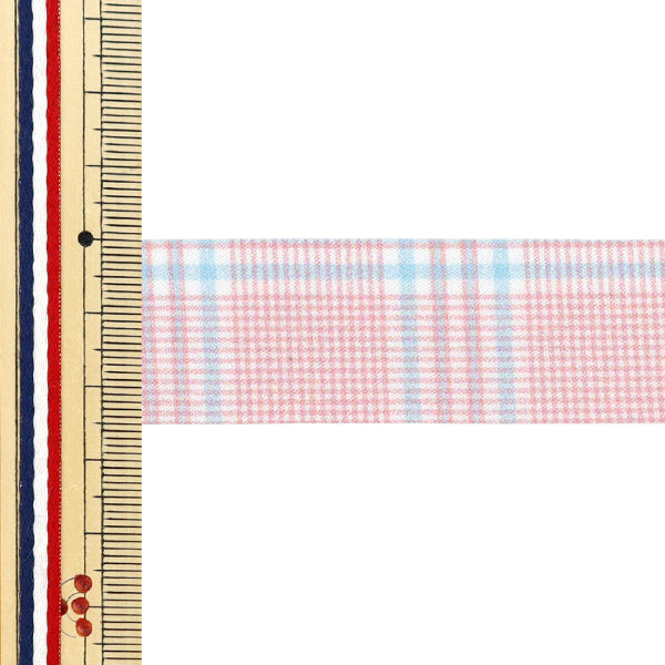 Farbband „Buntes KaroFarbband 2025 ca. Breite 25 mm x Länge 2 m, 1. Farbe YRC2554-25"