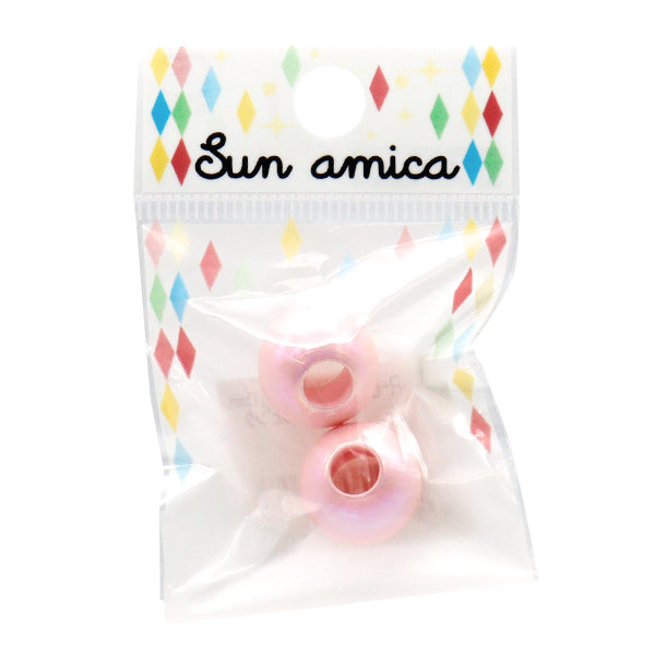 أحزان الحرف "Aurora Loop End تقريبًا. 15 مم باستيل Pink Sor-02"