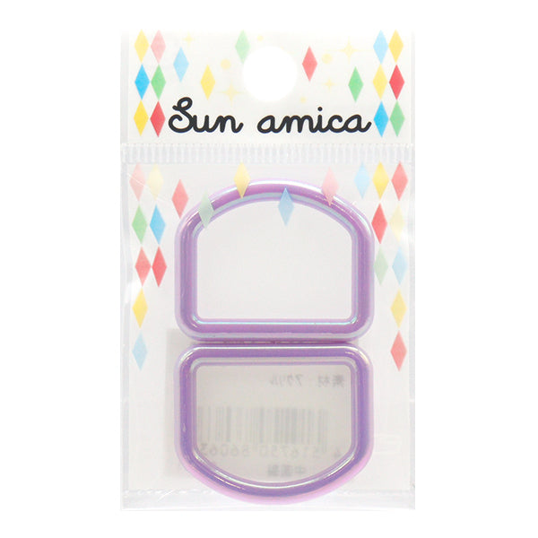 أجزاء الحرف اليدوية "Aurora D-Ring تقريبًا. 25 مم الأرجواني SOD-03"