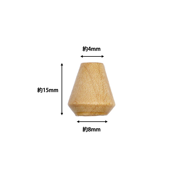 Pièces d'artisanat "Emballage en boucle de type 2 pièces naturelles MP-2954" Misasa Misasa