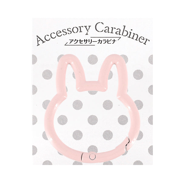 수예쇠장식"액세서리 카라비나 토끼 모양 라이트 핑크 ACY2-LPK"