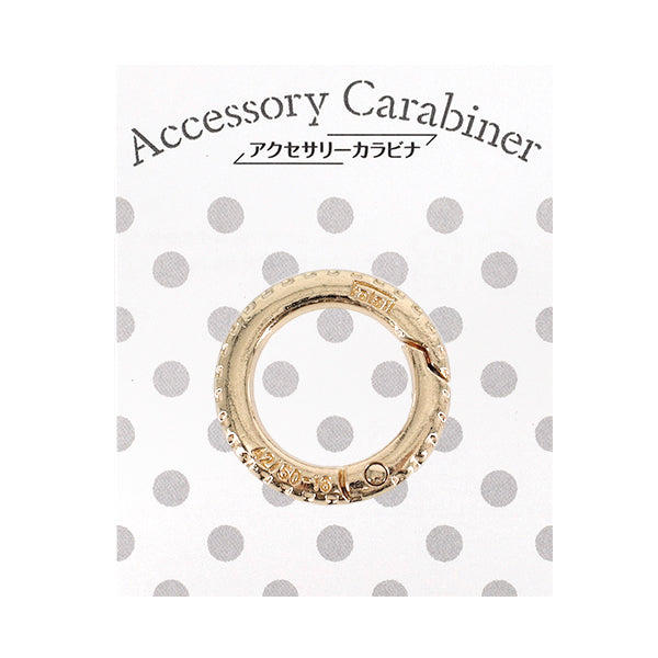 Bastel-Hardware „Zubehör Karabiner Reifen gold ACY3-GL“"