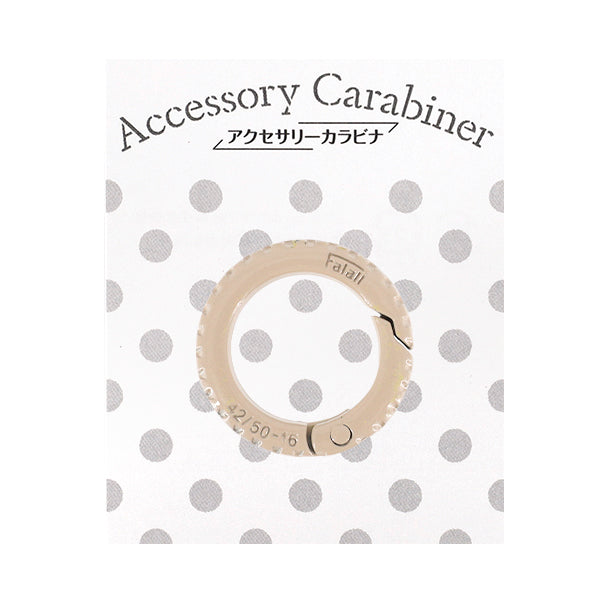 Bastel-Hardware „Zubehör Karabiner Reifen beige ACY3-BE“"