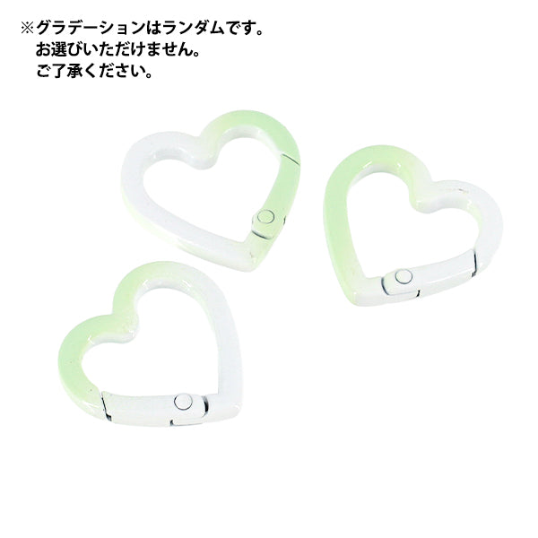 Bastel-Hardware „Zubehör Karabiner Abstufung Herz grün ACY7-GR"