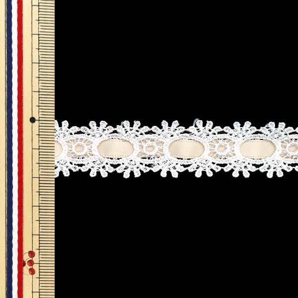 【数量5から】 ケミカルレース 『ケミカルリボンレース 約2cm幅 アイボリー FR2407』