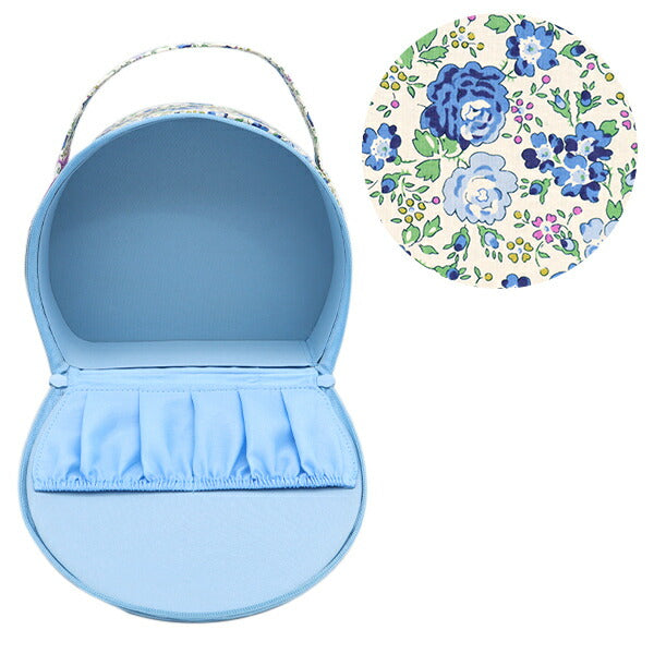 저장 케이스 "Liberty Fabrics Vanity Box, 반원형 VA3-3637113CE" 【Yuzawaya 오리지널】