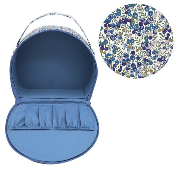 저장 케이스 "Liberty Fabrics Vanity Box, 반원형 VA3-36300116D" 【Yuzawaya 오리지널】