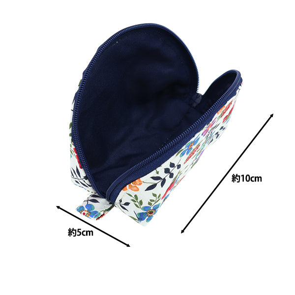 小物入れ 『リバティ・ファブリックス ポーチ シェル型 P2-3637071BE』 【ユザワヤ限定商品】