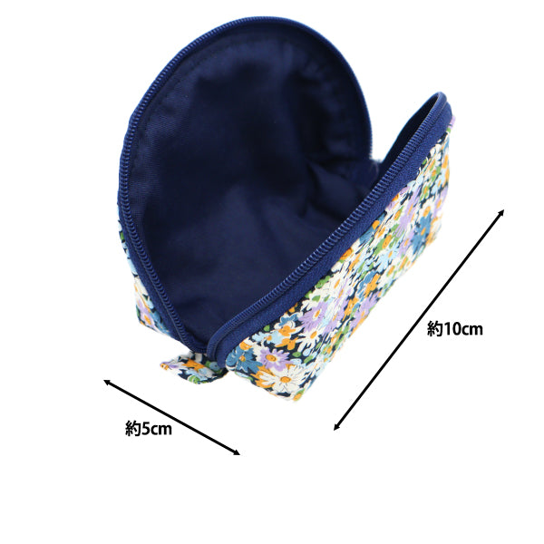 소형 품목 보유자 "Liberty Fabrics Pouch Shell Type P2-36300125be" 【Yuzawaya 오리지널】