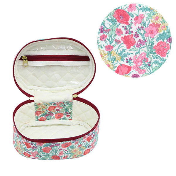 収納ケース 『リバティ・ファブリックス バニティボックス オーバル小 VA6-3632002CE』 【ユザワヤ限定商品】