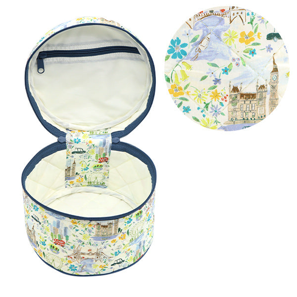 収納ケース 『リバティ・ファブリックス バニティボックス キルティング VA7-363J6801C』 【ユザワヤ限定商品】