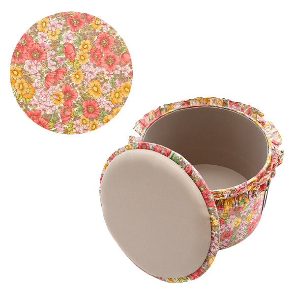 裁縫箱 『リバティ・ファブリックス ソーイングバスケット SO6-DC10480WE』 【ユザワヤオリジナル】