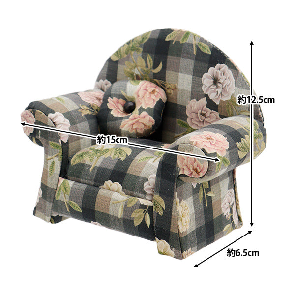 Almohadilla para alfileres "Liberty Fabric Pink Cushion Sofá tipo Pindc33550ze" 【Yuzawayaoriginal】