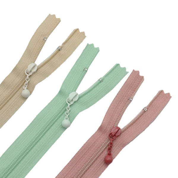 Молния "Макаронная катушка"Молния 3 штуки 20 см 3SMCRN-20YZ" YKK