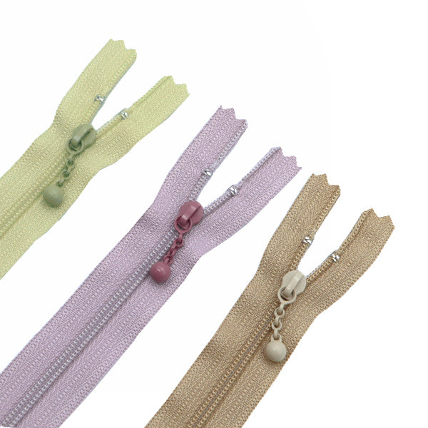 Cremallera "Bobina de color macarrón"Cremallera 3 piezas 20cm 3smcrn-20yz" YKK