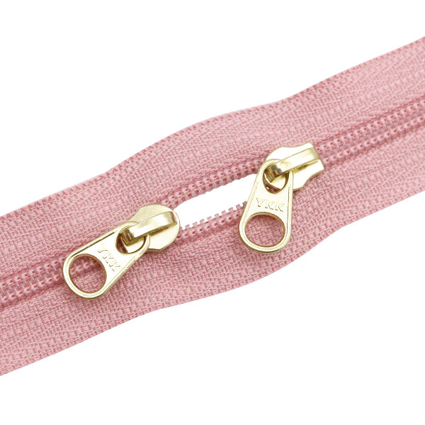 سحاب "لفائف فتح فتحة مزدوجة"سحاب 30 سم لون 372 PINK 3CFCH30GWYZ" YKK