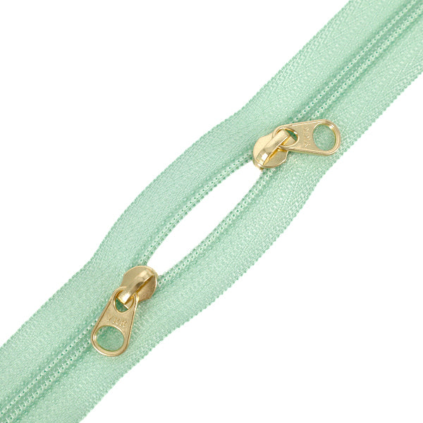 سحاب "لفائف فتح فتحة مزدوجة"سحاب 30 سم اللون 823 Mint 3CFCH30GWYZ" YKK