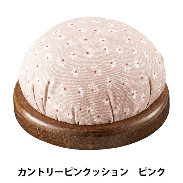 針山 『カントリーピンクッション ピンク 23-049』 Clover クロバー