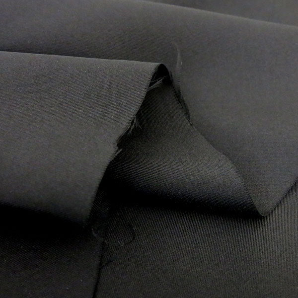 【数量5から】 生地 『ポリエステルツイル 黒 生地 布 洋裁 生地 ジャケット』