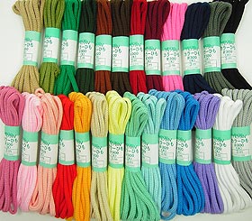 Шнур для рукоделия 『Цветной шнур (Толстый) синий 73" Юшин играет сердце