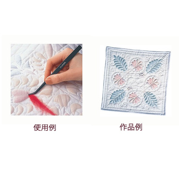 Pinset de soporte de artesanía para la artesanía para la artesanía C-15 57-878" Clover