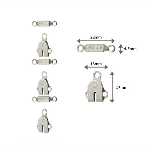 Button "Maekan Black 3rd 26-524" Clover