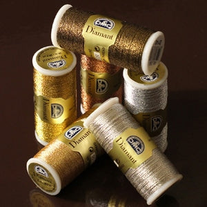 Embroidery thread "DMC Diamant Diamant thread Light Gold D3821" DMC Dewems