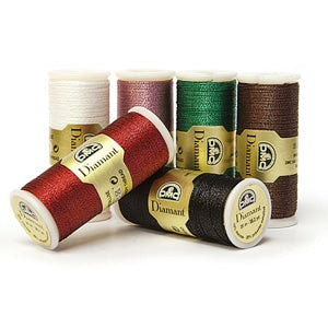 Embroidery thread "DMC Diamant Diamant thread bridal White D5200" DMC Dewem Sea