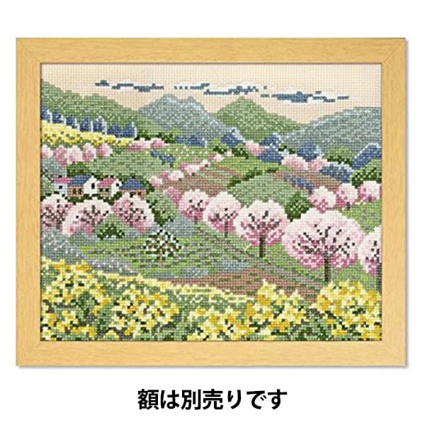 자수키트 "크로스 스티치자수키트 ONO MEGUMI SPRING 7491 " Olympus