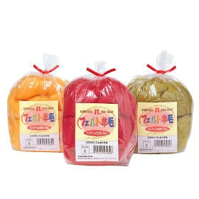 Fieltro de aguja "Hamanaka Lana de fieltroVerde amarillo sólido H440-000-27" Hamanaka