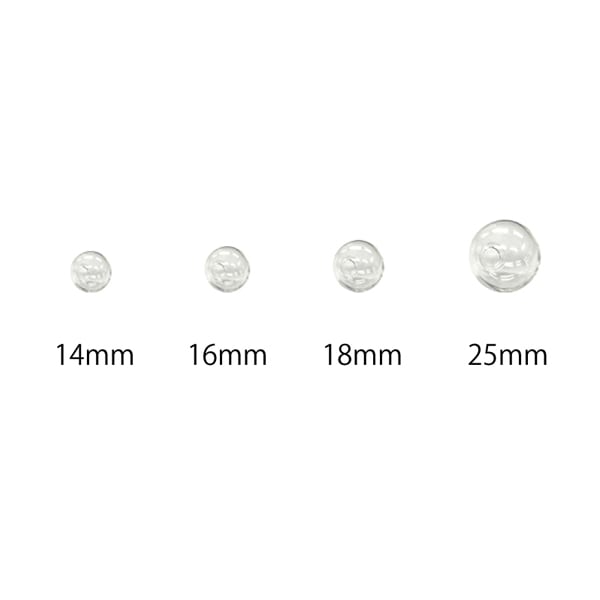 Parti di artigianato "Dome in vetro 25mm"