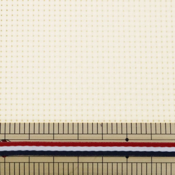 Ткань для вышивания "ПуриОтрезанная ткань Java Cross 45 (Line) 11 Считается 45 глаз Offite White 23800-10" Лекен Lecien Cosmo Cosmo