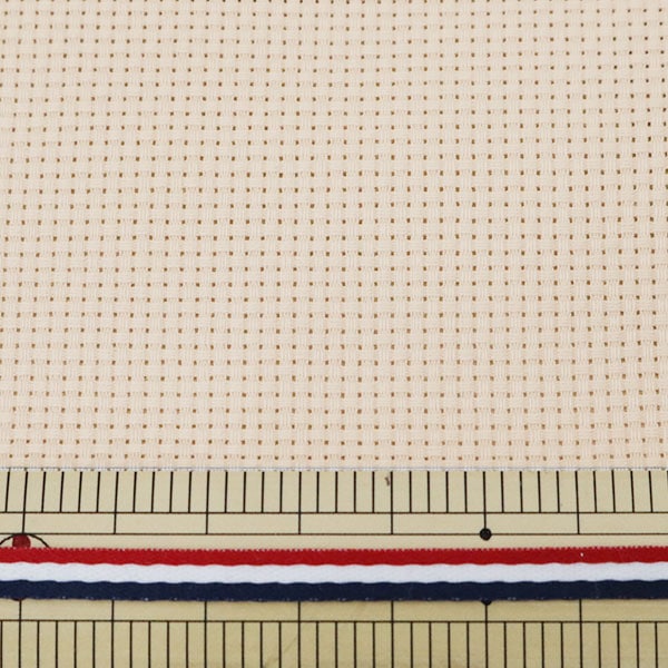 Tissu à broder "PuriTissu coupé Java Cross 55 14 compte 55 Ivory 23900-35" Lecien Lecien Cosmo cosmo