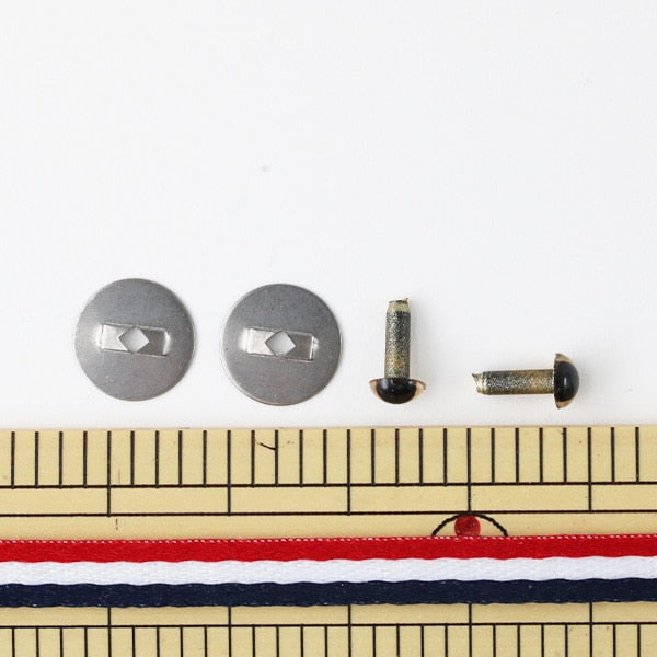 Piezas de artesanía "Amigurumi Eye Crystal Eye 4.5 mm de oro" Hamanaka