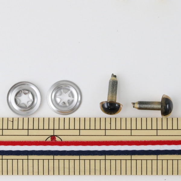 أجزاء العين اليدوية "عين أميجورومي كريستال العين 9 مللي متر ذهبي" Hamanaka