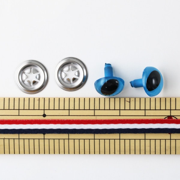 수예 눈 부품 "Amigurumi Eye Cats Eye 12mm Blue" Hamanaka