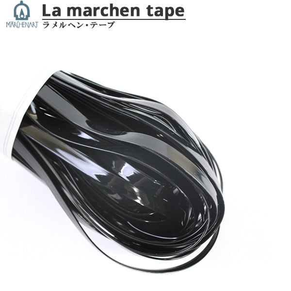 شريط صناعة يدوية "شريط La Fairy Tale 5 مم 30 متر مينا أسود" MARCHENART Fairy Tale Art