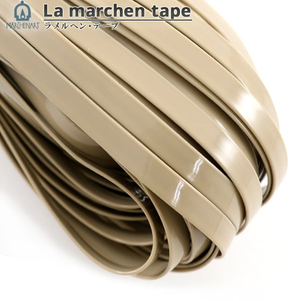 شريط صناعة يدوية "شريط La Fairy Tale مقاس 3 مم 50 متر باللون الرمادي المينا" MARCHENART Fairy Tale Art