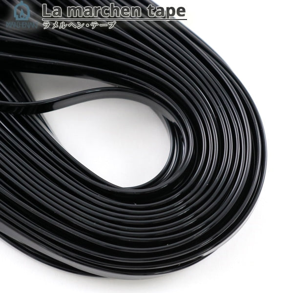 شريط صناعة يدوية "شريط La Fairy Tale 3 مم 10 متر مينا أسود" MARCHENART Fairy Tale Art