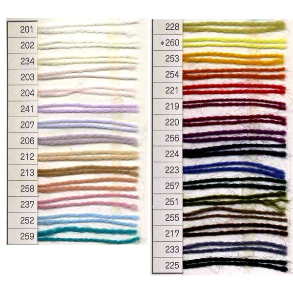 Automne et hiverpelote de laine "NOUVEAU 2PLY (NOUVEAU TSU PRY) 251 COULEUR " Puppy